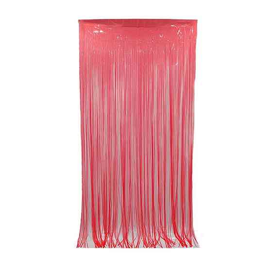 Дощик для фотозони флуоресцентний неоновий 2 м на 1 м кораловий Київ