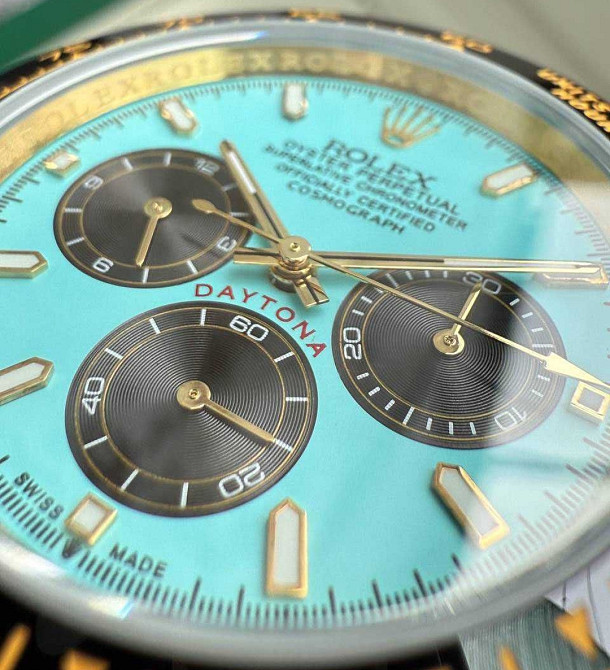 Швейцарський чоловічий годинник Rolex Daytona Yellow Gold Daytona Tiffany. Київ - фото 3
