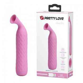 Вагінальний міні вібратор з вакуумним стимулятором Pretty Love Quentin, BI - 014564-2 Sex Aura Київ
