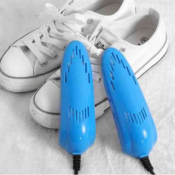 Электрическая сушилка для обуви SHOES DRYER, 220V / Электросушилка для сушки обуви. Цвет: голубой PE-58 Львов