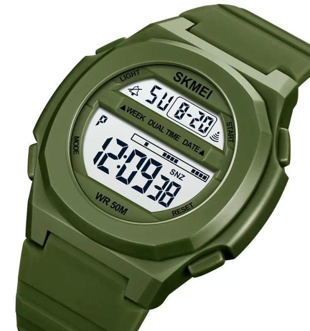 Часы мужские спортивные Skmei 1821 (Зеленые) Винница - изображение 4