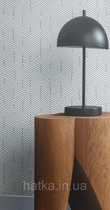 Шпалери вінілові на флізеліні Marburg Memoria 1.06х10 смужки вертикальні горизонтальні сірі беж Київ - фото 1
