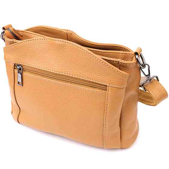 Сумка жіноча з натуральної шкіри Рудий (Vintage) Київ