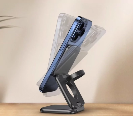 Бездротовий зарядний пристрій Benks JuicePod Wireless Charger Stand + функція MagSafe 3 в 1 Вінниця