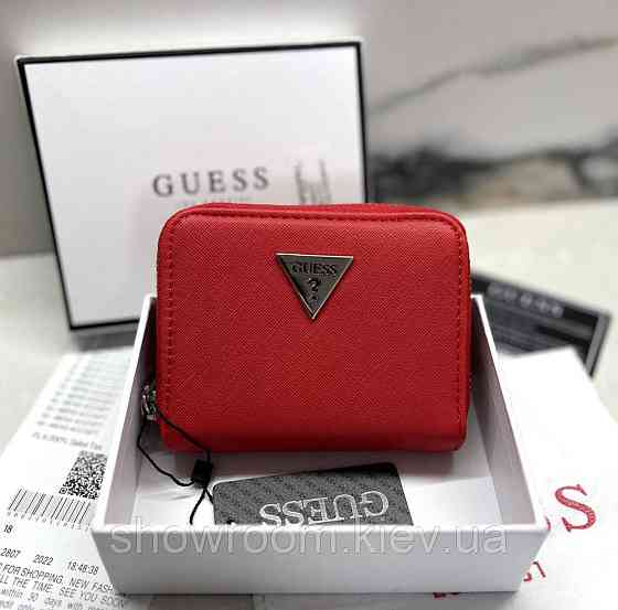 Жіночий маленький гаманець Guess (1211-1) red Київ