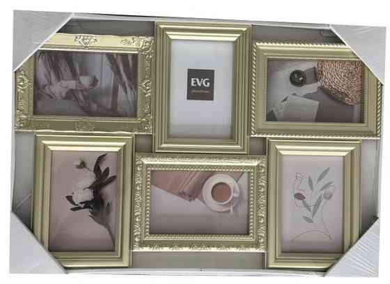 Мультирамка EVG INNO ZB-6-3753-1 SILVER COLLAGE 6 (6992413) Київ