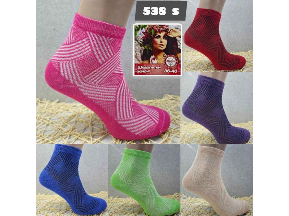 Носки жен сетка 538S р.36-40 12пар ТМ НАСТЯ Киев - изображение 1