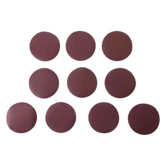 Круг наждаковий на липучці 125 мм, папір клас E, щільність 220 г/м², К150, 10 од. INTERTOOL BT-0563 Київ