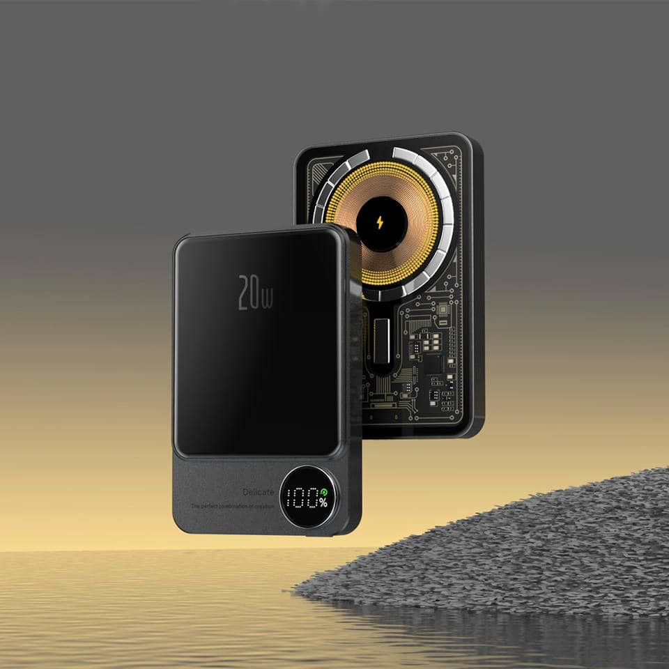 Повербанк Q9 10000 mAh прозорий (MagSafe) - Графітовий Киев - изображение 1