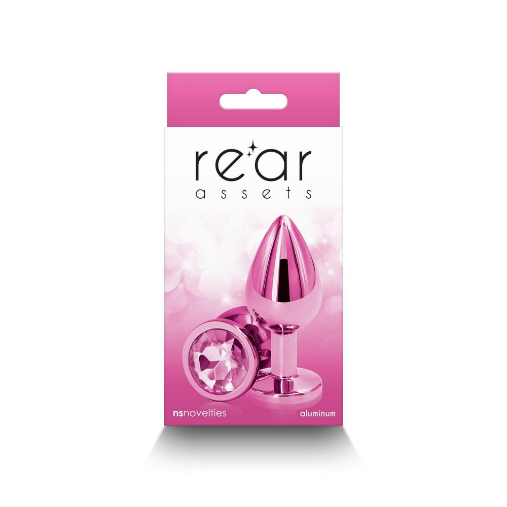 Анальная пробка NS Novelties Rear Assets - Medium - Pink Sex Aura Киев - изображение 3