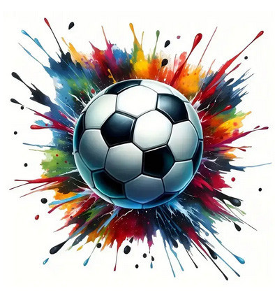 Термонаклейка спорт для одягу Футбольний м'яч Київ - фото 1