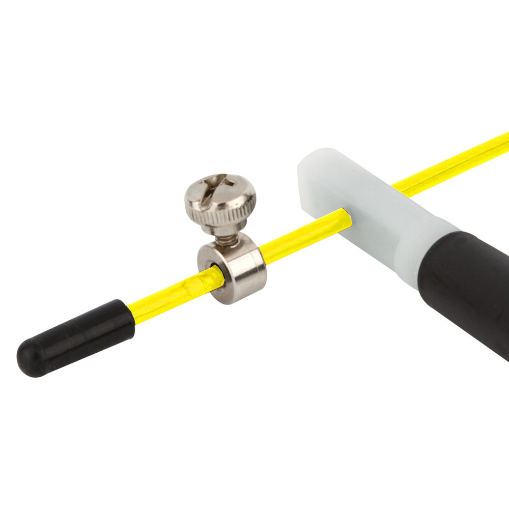 Скакалка швидкісна PowerPlay 4202 Ultra Speed Rope Жовта 2,9 м Луцьк - фото 4