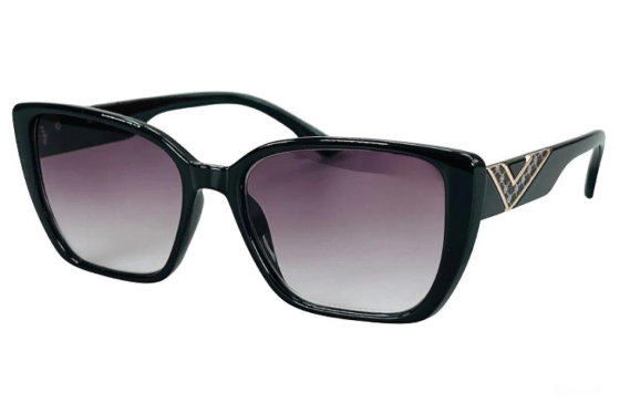 Очки тонированные с диоптриями 0852 Тоновані Black +3.5 Луцк