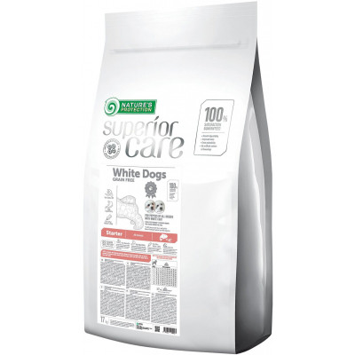 Сухой корм для собак Nature's Protection Superior Care White Dogs Grain Free Starter 17 кг (NPSC45992) Винница - изображение 1