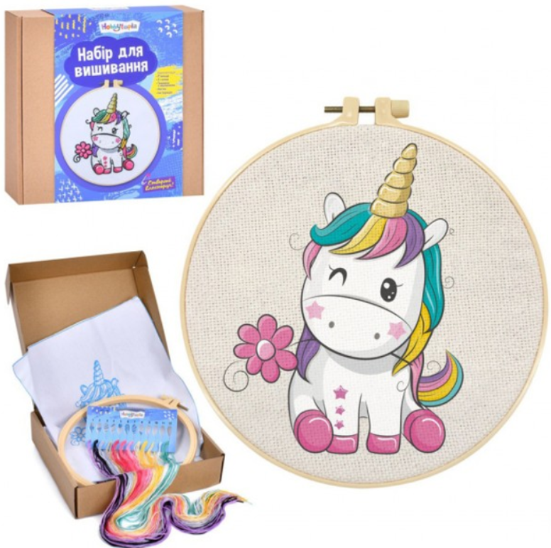 Набір для творчості вишивка Єдиноріжка 20см (DYEK1021) Чернигов - изображение 1
