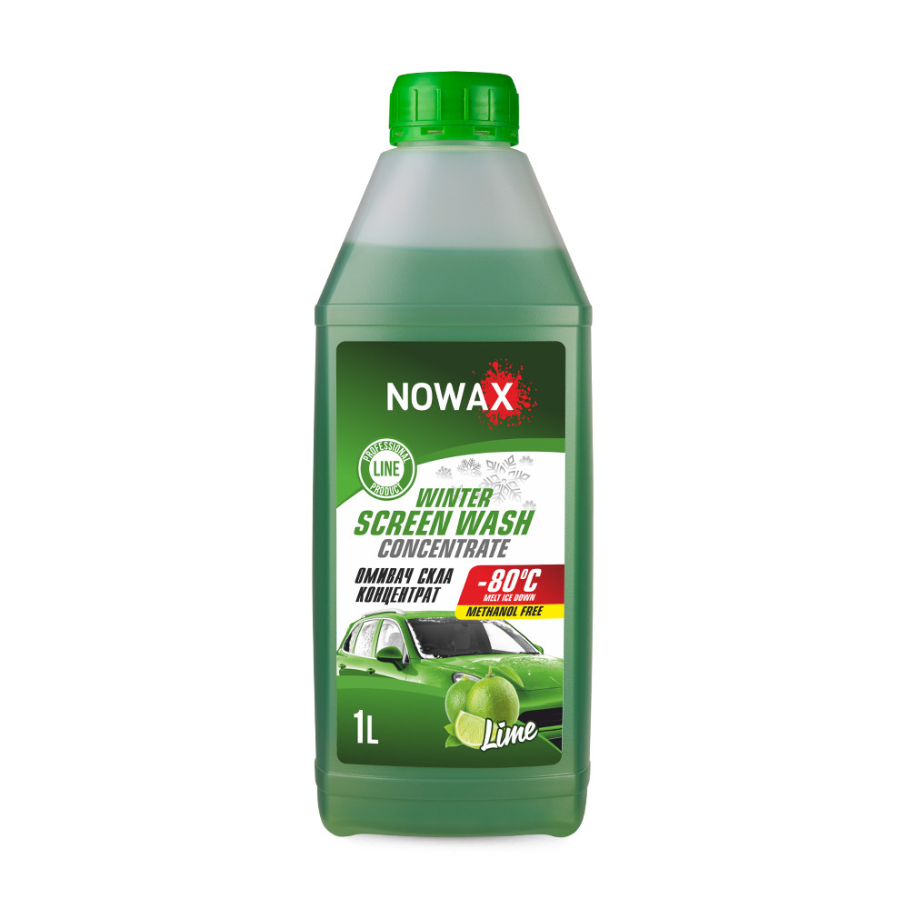 Омивач скла Nowax -80°C зимовий Lime концентрат 1л Львів - фото 1