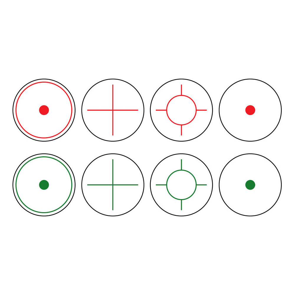 Коллиматорный прицел KONUS KONUSIGHT 1x35 (4МОА), крепление: на планку Вивер (7/8”), ласточкин хвост Solmir Киев - изображение 10