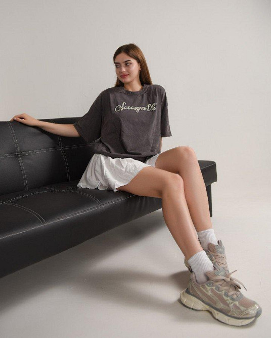 Футболка с эфетом старины teodem  ВТ6340 Одесса - изображение 6