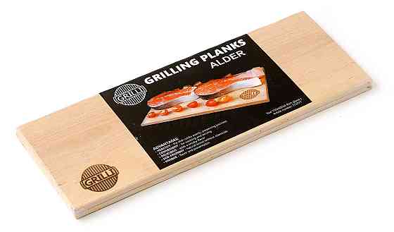 Планки для гриля з вільхи 40x15x0,8 см 2 шт GRILLI 774777 Код: 012549 Рівне