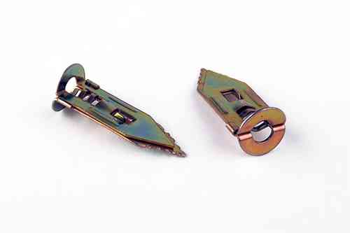 Дюбель для гіпсокартону Gold 12*30 цинк жовтий (пач 50 шт.) APRO Рівне