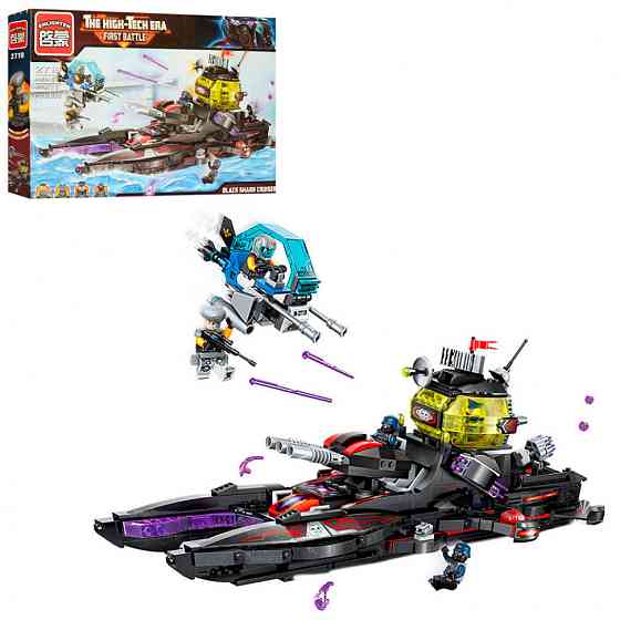 УЦЕНКА!!! Конструктор 2719-UC катер, вертолет, фигурки Винница