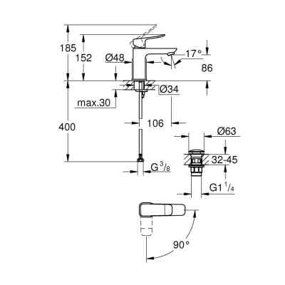 Смеситель Grohe QuickFix 1018612430 Винница