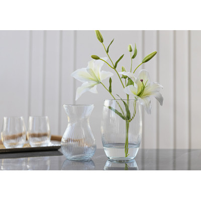 Ваза Trend Glass Asta Ribs 18 см (35446) Винница - изображение 3