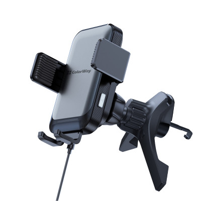 Універсальний автотримач ColorWay AutoSense Car Wireless Charger 2 (Dashboard+Air Vent) 15W (CW-CHAW040Q-BK) Вінниця - фото 8