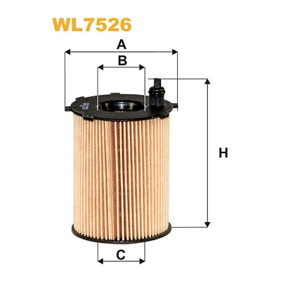 Фільтр масляний Wixfiltron WL7526 Вінниця - фото 1