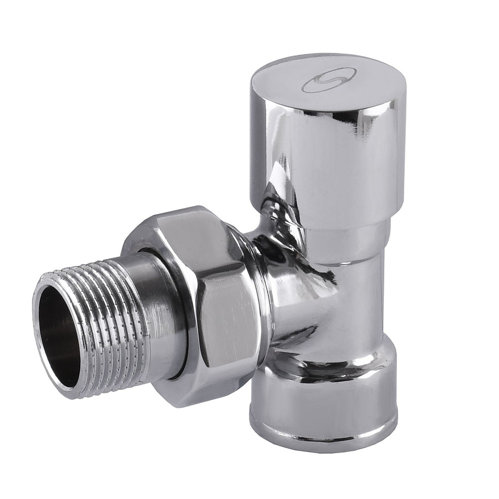 Кран вентильний кутовий з американкою SOLOMON 3/4″ CHROM 1845 Луцьк - фото 1