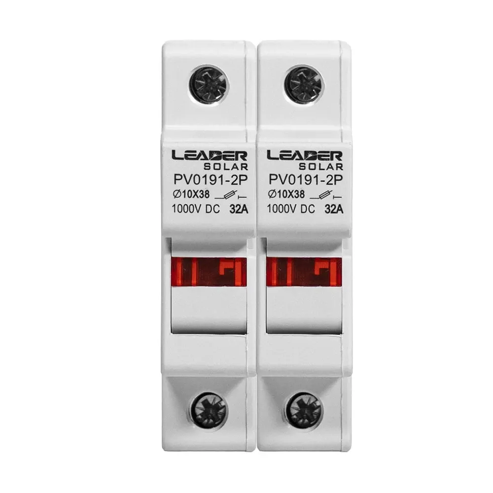 Роз'єднувач запобіжників 32A Leader PV0191-2P DC 1000V (42-00219) Киев - изображение 2