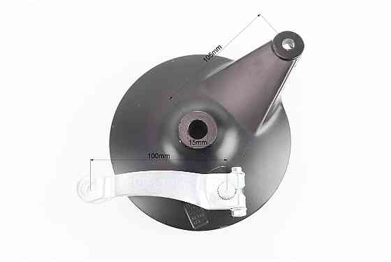 Панель гальмівна задня з колодками на лите колесо, ЧОРНИЙ Київ