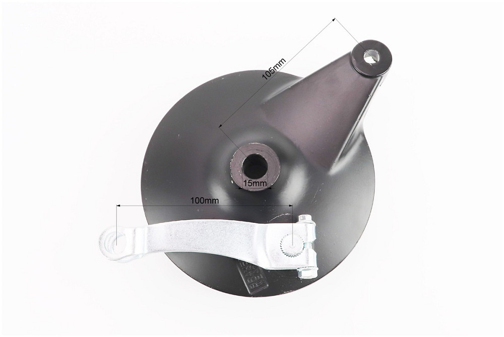 Панель гальмівна задня з колодками на лите колесо, ЧОРНИЙ Киев - изображение 3