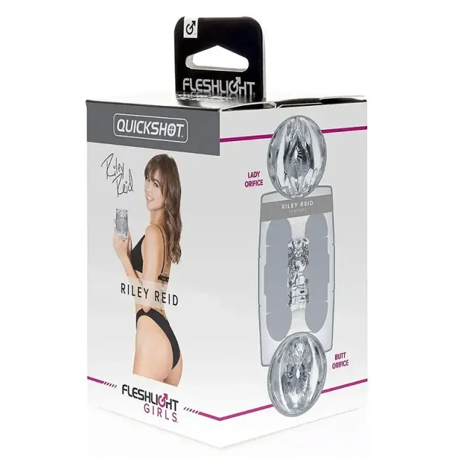 Мастурбатор Fleshlight Quickshot Riley Reid, компактний, чудово для пар і мінету Львов - изображение 6