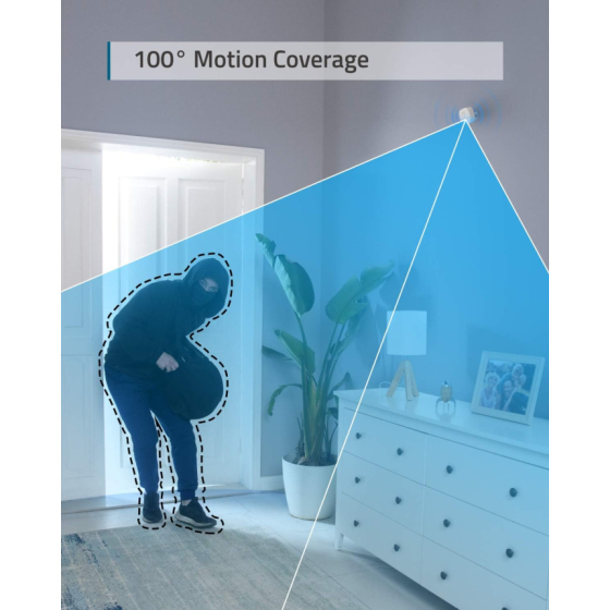 Датчик руху Eufy Security Motion Sensor Alarm, бездротовий, сповіщення на смартфон, HomeBase, білий Київ