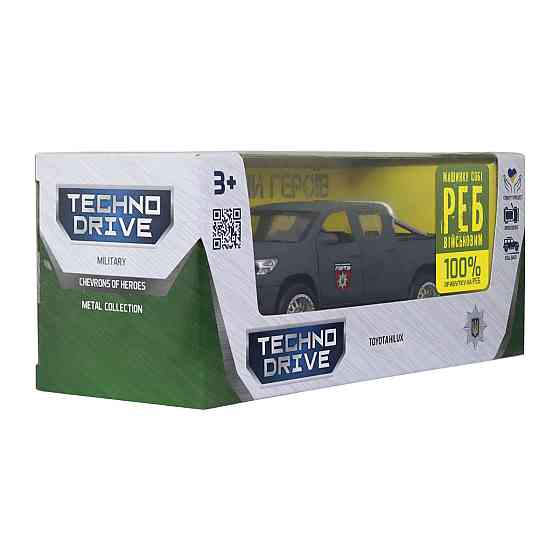 Автомодель серії Шеврони Героїв - Toyota Hilux - ОШБр НПУ Лють Днепр