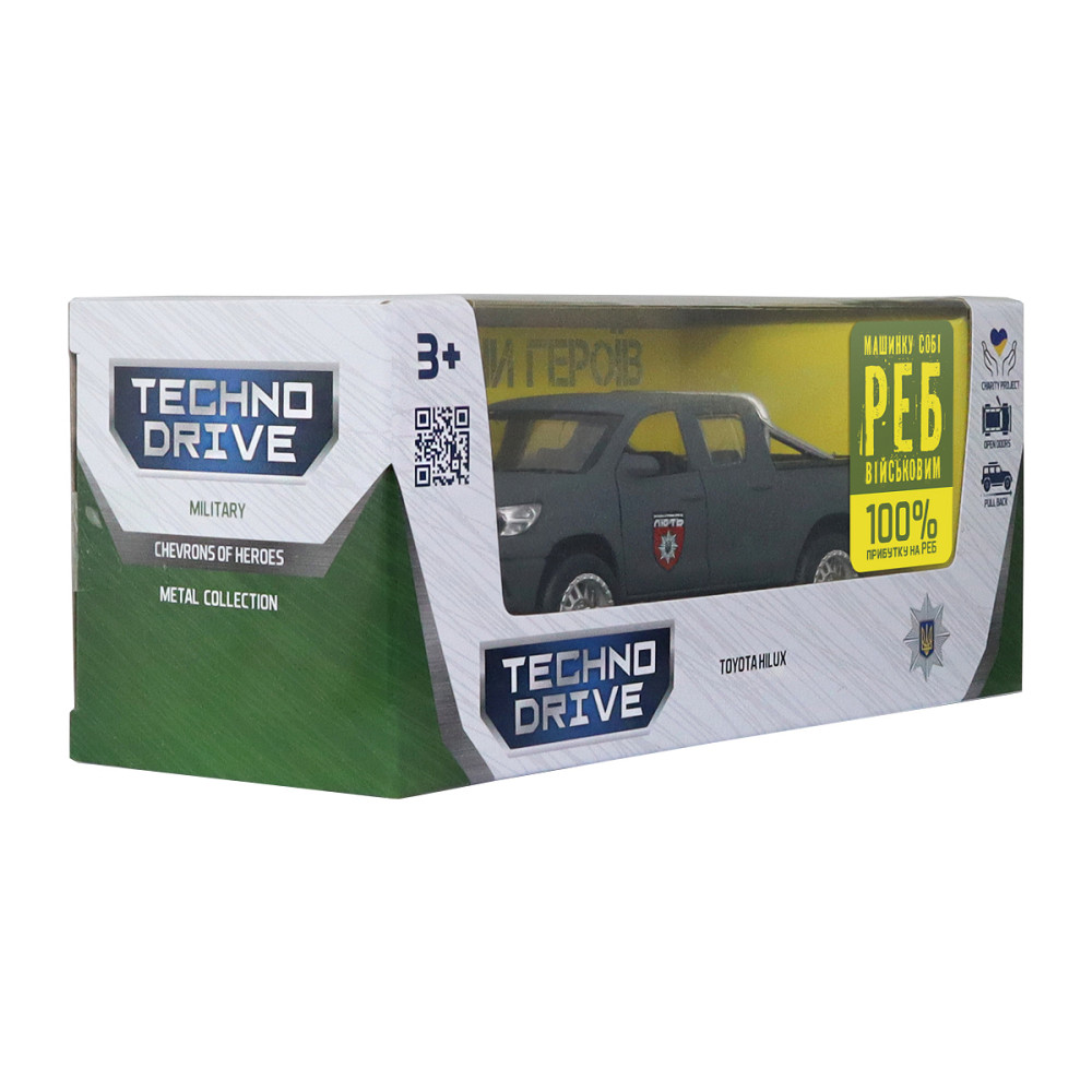 Автомодель серії Шеврони Героїв - Toyota Hilux - ОШБр НПУ Лють Днепр - изображение 6