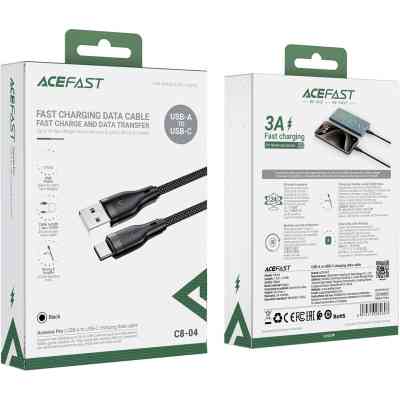 Дата кабель USB 2.0 AM to Type-C 1.2m 3.0A C8-04 Acefast (6974316282693) Вінниця