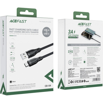 Дата кабель USB 2.0 AM to Type-C 1.2m 3.0A C8-04 Acefast (6974316282693) Вінниця - фото 5