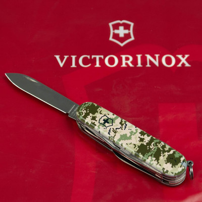 Нож Victorinox Huntsman Army 91 мм Піксель (1.3713.3_W3940p) Винница - изображение 11