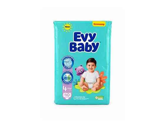 Подгузники No4 40шт maxi twin (7-14 кг) ТМ Evy baby Киев