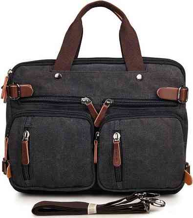 Сумка мужская трансформер Серая (Vintage) Киев