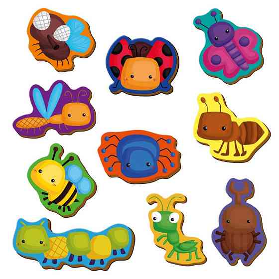 Дитячий набір магнітів "Комахи" VT3106-32, 10 магнітів Вінниця