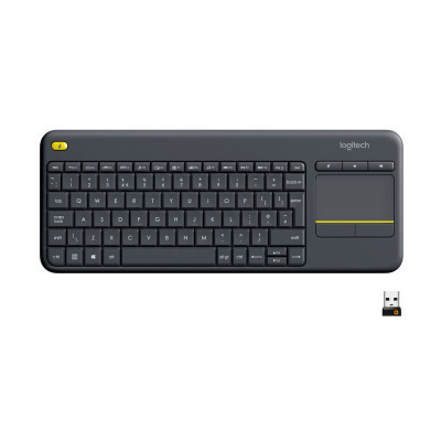 Клавиатура Logitech K400 Plus Touch Wireless UA Black (920-007145) Винница - изображение 1