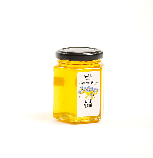 Мед акацієвий у сляній баночці, вагою 250 грамів Одеса - фото 3