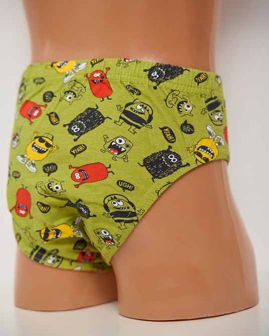 Трусики дитячі на хлопчика — Дрібні монстрики (5 шт. в уп) Nicoletta 41618 4-5 Київ - фото 2