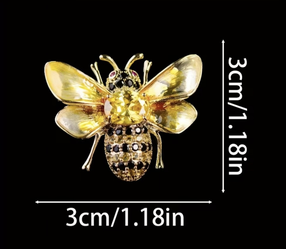 Брошка "Бджола"№2 Сміла - фото 2