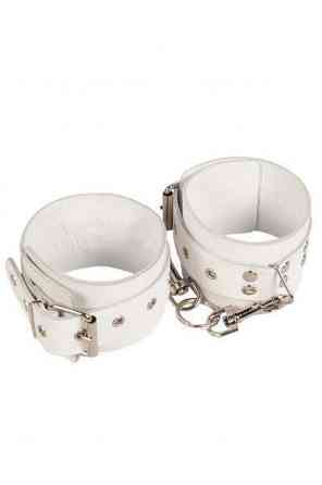 Оковы Leather Restraints Leg Cuffs, White Sex Aura Київ