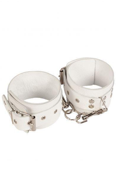 Оковы Leather Restraints Leg Cuffs, White Sex Aura Київ - фото 1