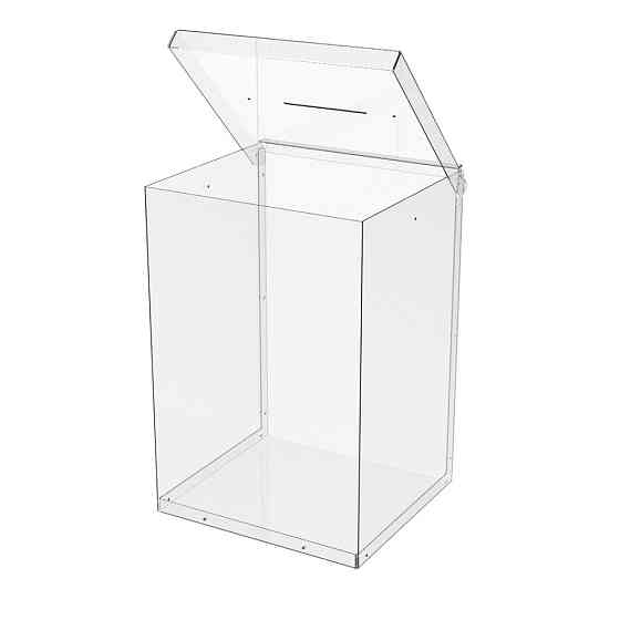 Ящик EKOSTAR без замка для пожертвований и сбора денег 220x200x320. Объем 14 литров Киев